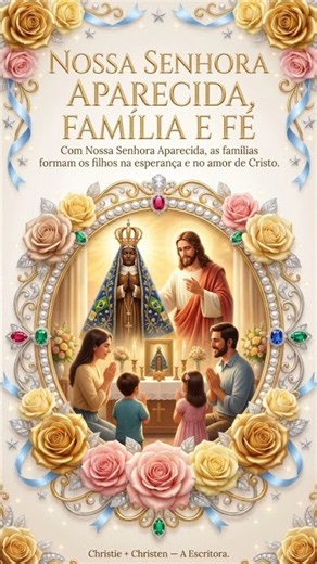 + Jesus, Nossa Senhora Aparecida - Família e Fé + 12 de Outubro +