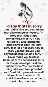 20M views · 115K reactions | I'd say that I'm sorrry | Lessons Taught By Life | Facebook