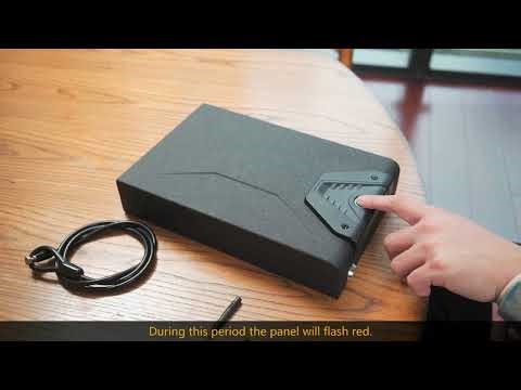 How to program RPNB RP19005 Biometric Pistol Safe -- New Version