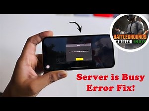 BGMI Fixes : Server Is Busy Please Try Again Later Error Code Restrict Area | Android Data Recovery