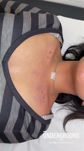 Surface collar bones pierced 🦴