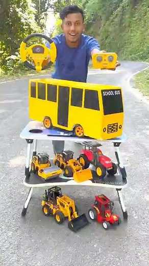 Rc Bus Aur Rc JCB 😁🔥👍