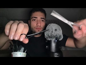 ASMR Close-Up Scissor Sounds ✂️ (Dark Background) No Talking