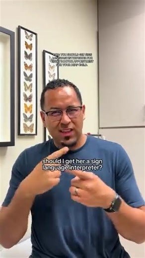 You should get sign language interpreter for your deaf child for every doctor appt