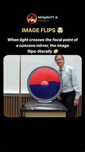Why Images Flip in a Concave Mirror 🤯