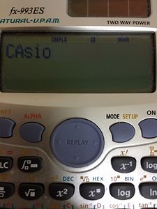 CASIOの電卓で1,3,7,9,ACを同時に押すとCASIOと表示されるという件、私が所有しているfx-993ESでやってみたら、、、 - Fallen Physicist, Rising Engineer