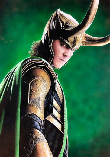 Loki Drawing Time-Lapse – From Sketch to Final Art