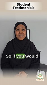 I am different now from before attending the YOK program. Now I worship and pray to Allah ﷻ with sincerity and with connection from the inside. I feel connected to Allah ﷻ in every act I do in my wudu, in my salah, in my zakat. (Sister Umi Ilu, Student of Year of Knowledge) Transform Your Life with the Year of Knowledge Program. Enroll today! https://www.jannahinstitute.org/Year-of-Knowledge | Dr. Sh. Haifaa Younis