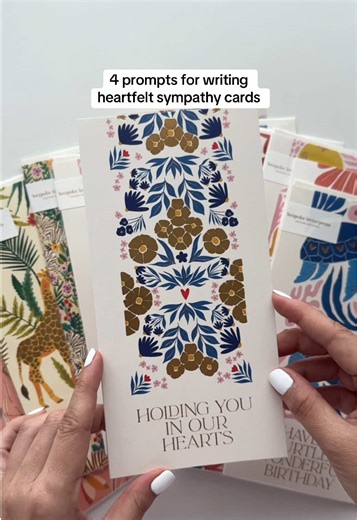 4 Prompts for Heartfelt Sympathy Cards