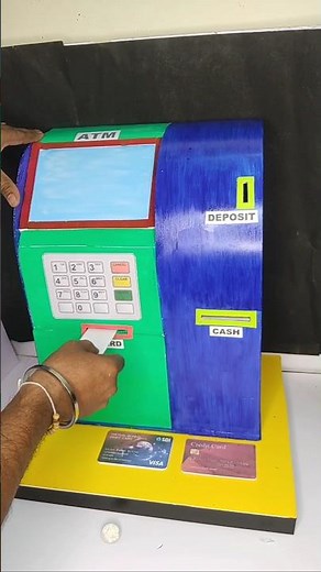 atm model for school project easy | atm machine working model #schoolproject #scienceproject #shorts