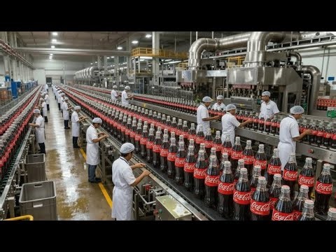 Inside Coca-Cola Factory: Full Production Process Documentary
