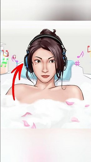 ASMR Extreme Ear Wax Removal Animation 😱 #asmr #cleaningasmr #earcleaning