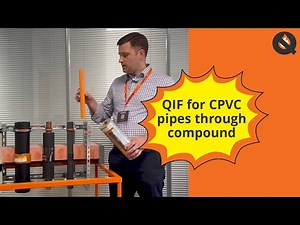 Firestopping Tested Detail: QIF Fire Sleeve for CPVC Pipes Through QF2 Compound
