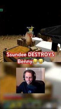 Ssundee destroys Benny with an unbreakable axe… AND then blows up Crainer😂 #minecraft #ssundee