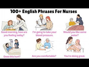 100 Essential English Phrases for Nurses | Medical English Masterclass | Daily Use Phrases