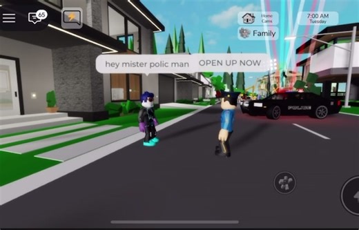 When the Police Show Up at My Door in Roblox