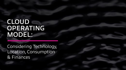 “Can you do a cloud operating model in a data center? Absolutely —...