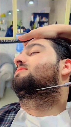 New Beard Cutting Video | Beard Style For Men's #barber #beard #shorts