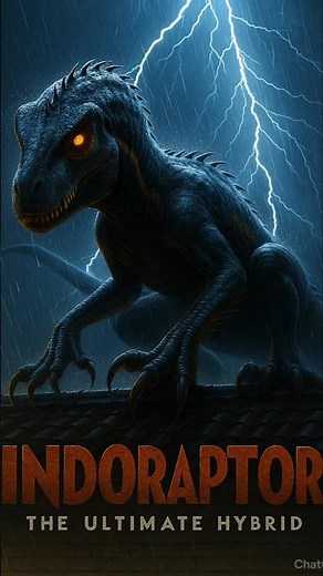 ‎Indoraptor The Deadliest Hybrid Dinosaur Ever Created” #facts #dinosaur #jurassicworld #prehistoric