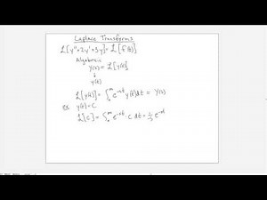 Introduction to Laplace Transforms