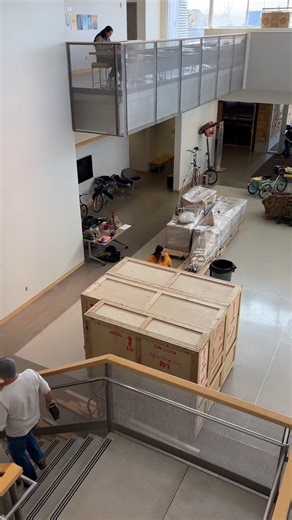 Caledonia Curry (SWOON), the Fall 2025 visiting artist for the UW Department of Visual Arts, has an incredible sculptural installation on display in the main lobby of the Visual Arts building. This piece is part of a larger exhibition featuring video, audio and print works in the main gallery to the left of the VA entrance. Stop by now through next semester to experience Curry's world of color, texture, and vibrant storytelling. 🤩 University of Wyoming Department of Visual Arts Swoon Studio #Th