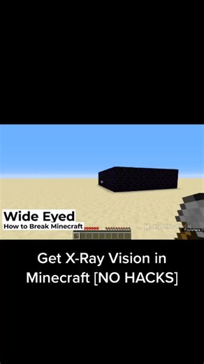 X-Ray Vision in Minecraft: See Through Walls Tutorial