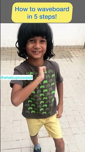 How to waveboard with your kid in 5 steps! #shorts