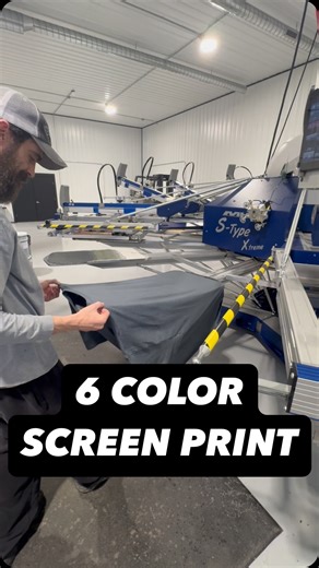 Buckeye Print Co. on Instagram: "Screen printing is a very complex, highly-detailed process. // Each color requires its own screen, this one has 6 total screens/colors. Often times the setup takes longer than actually printing the job. // This is a quick overview but doesn’t give the full picture of how much goes into each and every print job. // It can be a real challenge, but it’s awesome when it all comes together how it should!"