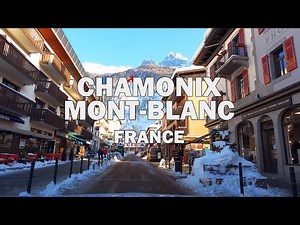 Chamonix- Mont-Blanc, France - Driving Tour 4K
