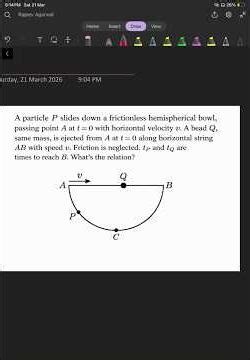 Advanced Mechanics problem .why shortest path is not always quickest