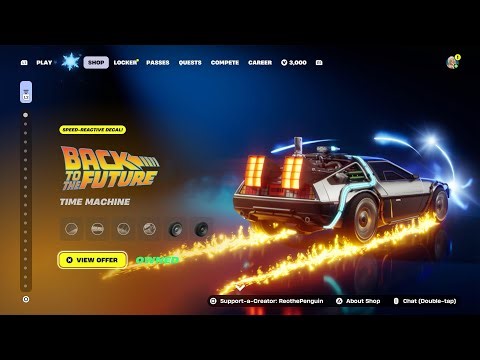 Back To The Future X Fortnite