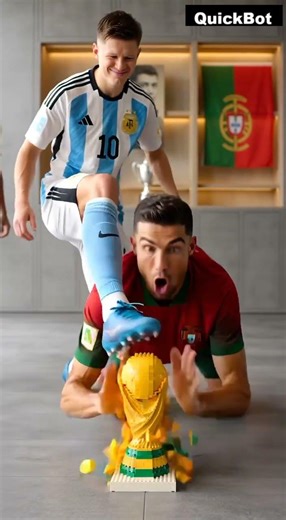 Messi vs. Lego World Cup! ⚽️💥 #ronaldo #football