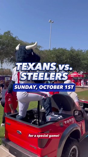 Gameday is almost here! Mark your calendars for this Sunday’s 🏈🤘 Legends Homecoming, presented by Ford. #WeAreTexans 📍 Sunday, October 1st at 12pm @NRGStadium ➡️ @HoustonTexans vs. @Steelers Ford is a proud sponsor of the #HoustonTexans I #HOUTXFord #Ford 💪 | Houston Area Ford Dealers