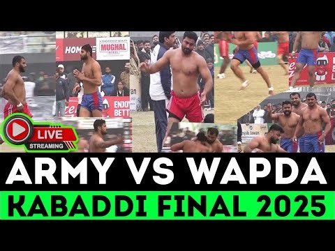 Lahore Sports is live Pak Army vs Wapda | National Kabbadi CS Final 2025 | Ch Ashraf |