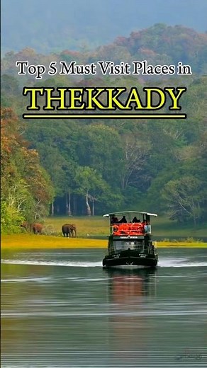 Top 5 Places to Visit in Thekkady 🐘🌿 | Kerala's Wildlife Paradise