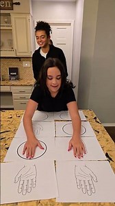 Circle hand game with family