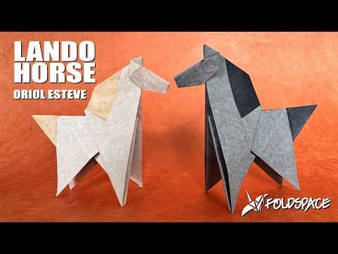 Lando Horse designed by Oriol Esteve - In-Depth Origami Tutorial
