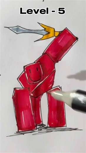 Drawing c00lkidd in different level 1-7 #drawing #art #howtodraw #roblox #coolkidd