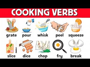 Cooking Verbs in English | Learn English Vocabulary