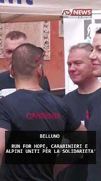 RUN FOR HOPE: CARABINIERI AND ALPINE TROOPS UNITE IN SOLIDARITY | April 21, 2026