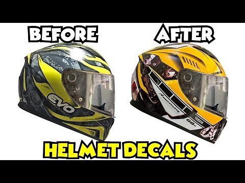 Yamaha 60th Anniversary Helmet Decals - How to Customize Helmet with Sticker