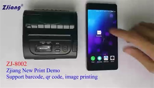 3 Inch /WiFi Mini Handheld Barcode Printer Android ESC/POS Receipt Portable USB Interface 80mm Max Paper 203DPI