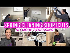 Spring Cleaning the Easy Way | Low-Effort Ideas That Actually Work! #cleaningtips #springcleaning