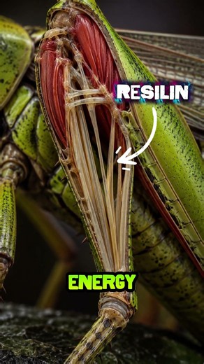The Hidden Spring Inside a Grasshopper #facts