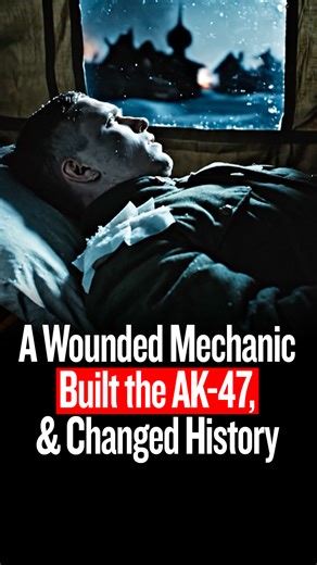 The AK-47 wasn’t designed in a lab or by a general. It was born from failure on the battlefield. In 1941, a wounded Soviet tank mechanic, Mikhail Kalashnikov, lay recovering while soldiers complained their rifles jammed, failed, and got men killed. So he sketched a weapon built around one idea: absolute reliability. That design became the AK-47 — simple, brutal, and nearly impossible to stop. Built to survive mud, sand, neglect, and war itself. A rifle designed without politics… that the world h