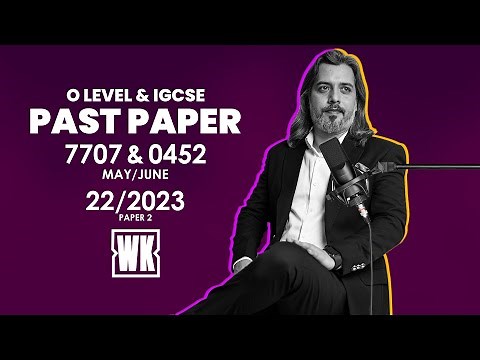 7707 & 0452 May/June 2023 Paper 2 – Where Students Lose Marks (Full Solution)