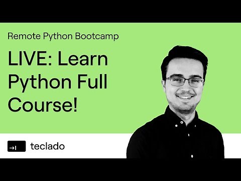 Live Python Bootcamp: Learn Python from Scratch, LIVE!