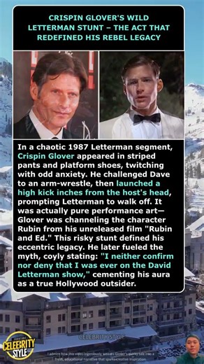 Crispin Glover's Wild Letterman Stunt – The Act That Redefined His Rebel Legacy