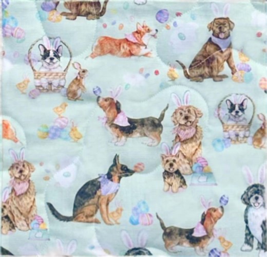 Happy Easter Bunny Lap Quilt Decor - Etsy