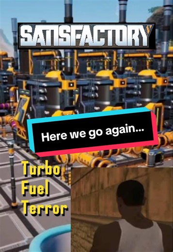 Here we go again for a Satisfactory Turbo Fuel power plant. This is always a big mid game Satisfactory build that always helps we power production for a while. I am not making it as big as I use to but that does not mean I need any less prep work. #gamingontiktok #satisfactorygame #satisfactory #fyp